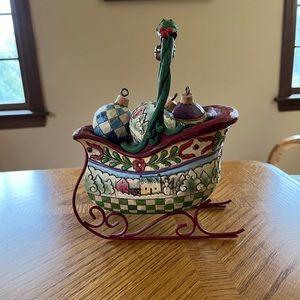 Jim Shore Sleigh Bells Ring Sculpture